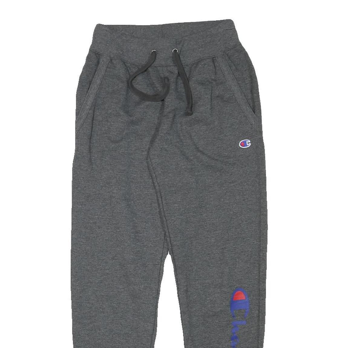 CHAMPION Womens Joggers Grey XS W23 L27 Cotton Blend Regular Tapered Drawstring
