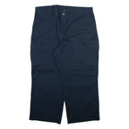 DICKIES Cargo Mens Trousers Blue Relaxed Straight W40 L25