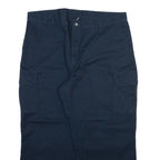 DICKIES Cargo Mens Trousers Blue Relaxed Straight W40 L25