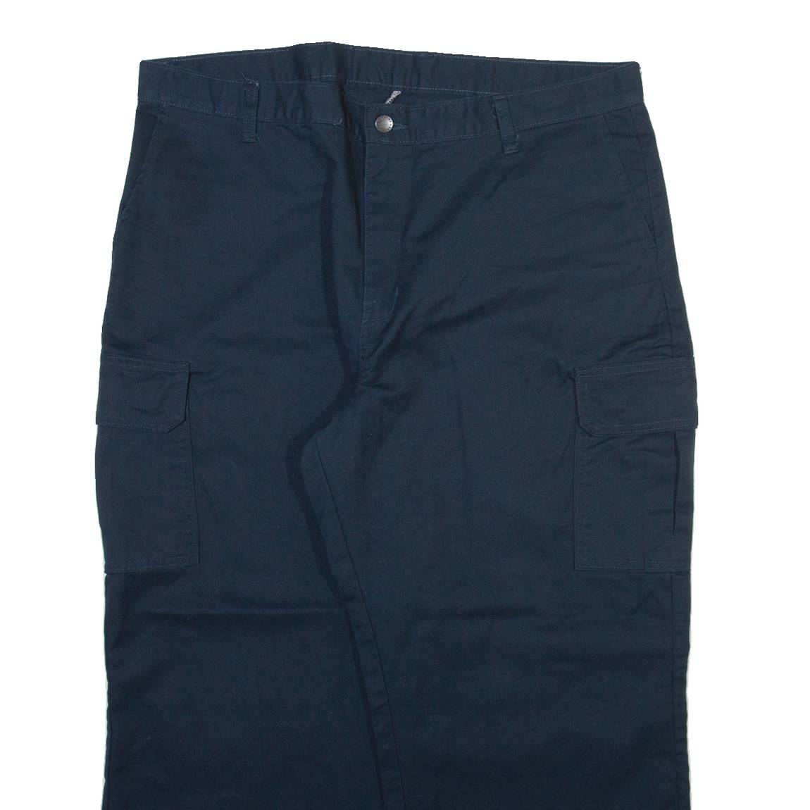 DICKIES Cargo Mens Trousers Blue Relaxed Straight W40 L25