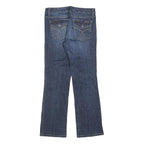 CALVIN KLEIN JEANS Womens Regular Blue Denim Jeans W30 L30 Classic Zip Pockets