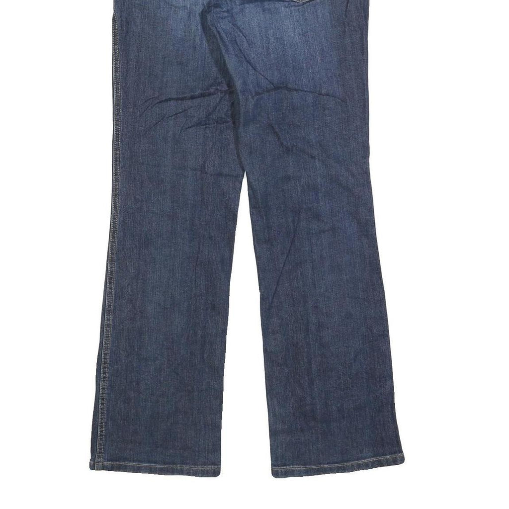 CALVIN KLEIN JEANS Womens Regular Blue Denim Jeans W30 L30 Classic Zip Pockets