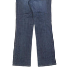 CALVIN KLEIN JEANS Womens Regular Blue Denim Jeans W30 L30 Classic Zip Pockets