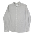 LEVI'S Mens Grey & White Cotton Blend Casual Shirt 2XL Long Sleeve Button