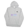 ADIDAS Mens Grey GA Summer Showcase Hoodie M Cotton Blend Casual Sportswear