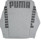 PUMA Mens Grey Zip Up Hoodie M Cotton Blend Branded Casual Hooded