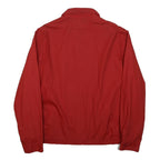 TOMMY HILFIGER Mens Red Cotton Harrington Jacket M Plain Lightweight Zip