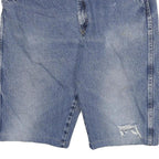 WRANGLER Mens Denim Blue Classic 2XL W36 Cotton Blend Casual Shorts