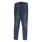 LEVI'S Womens Slim Blue Denim Skinny Jeans W30 L30 Cotton Zip Casual