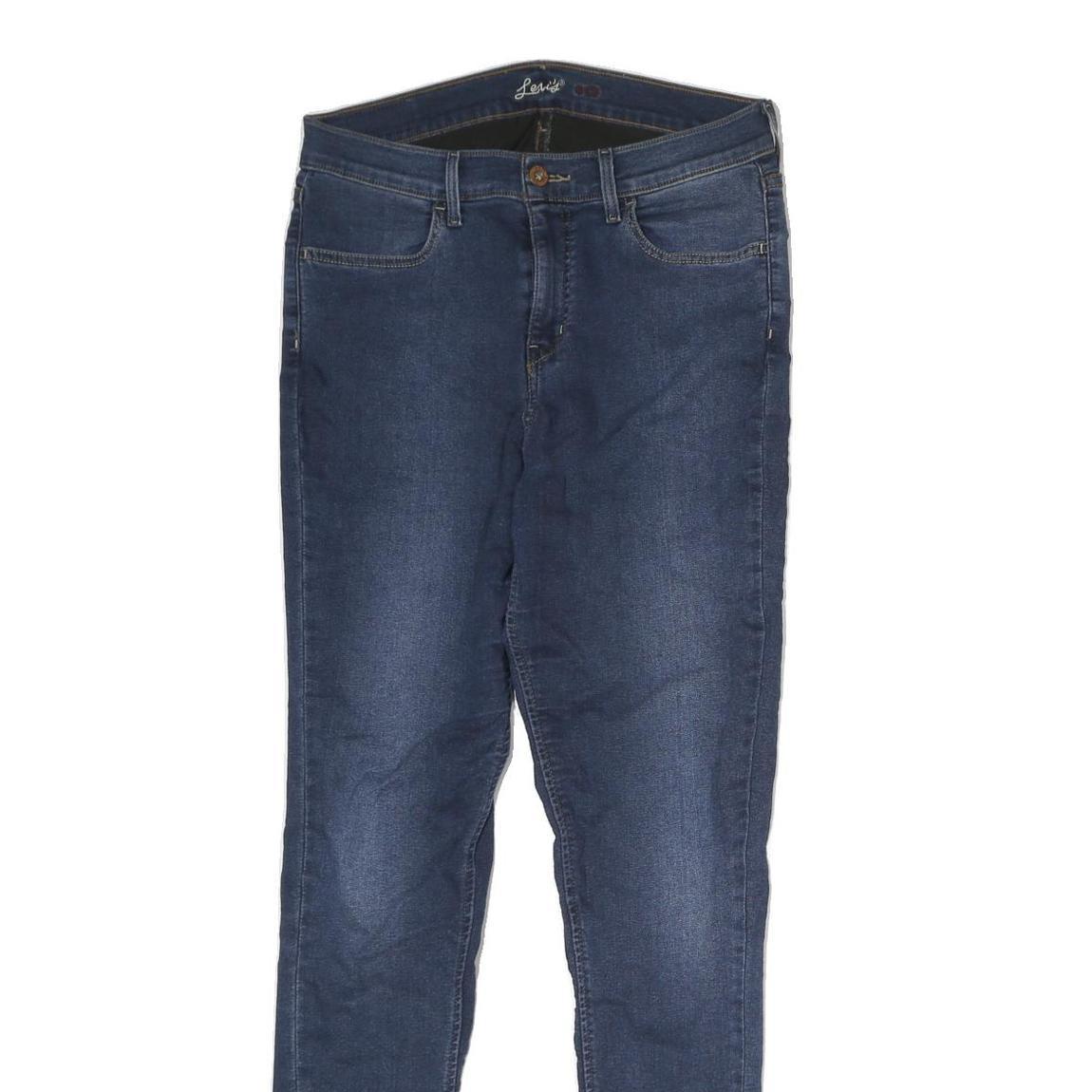 LEVI'S Womens Slim Blue Denim Skinny Jeans W30 L30 Cotton Zip Casual