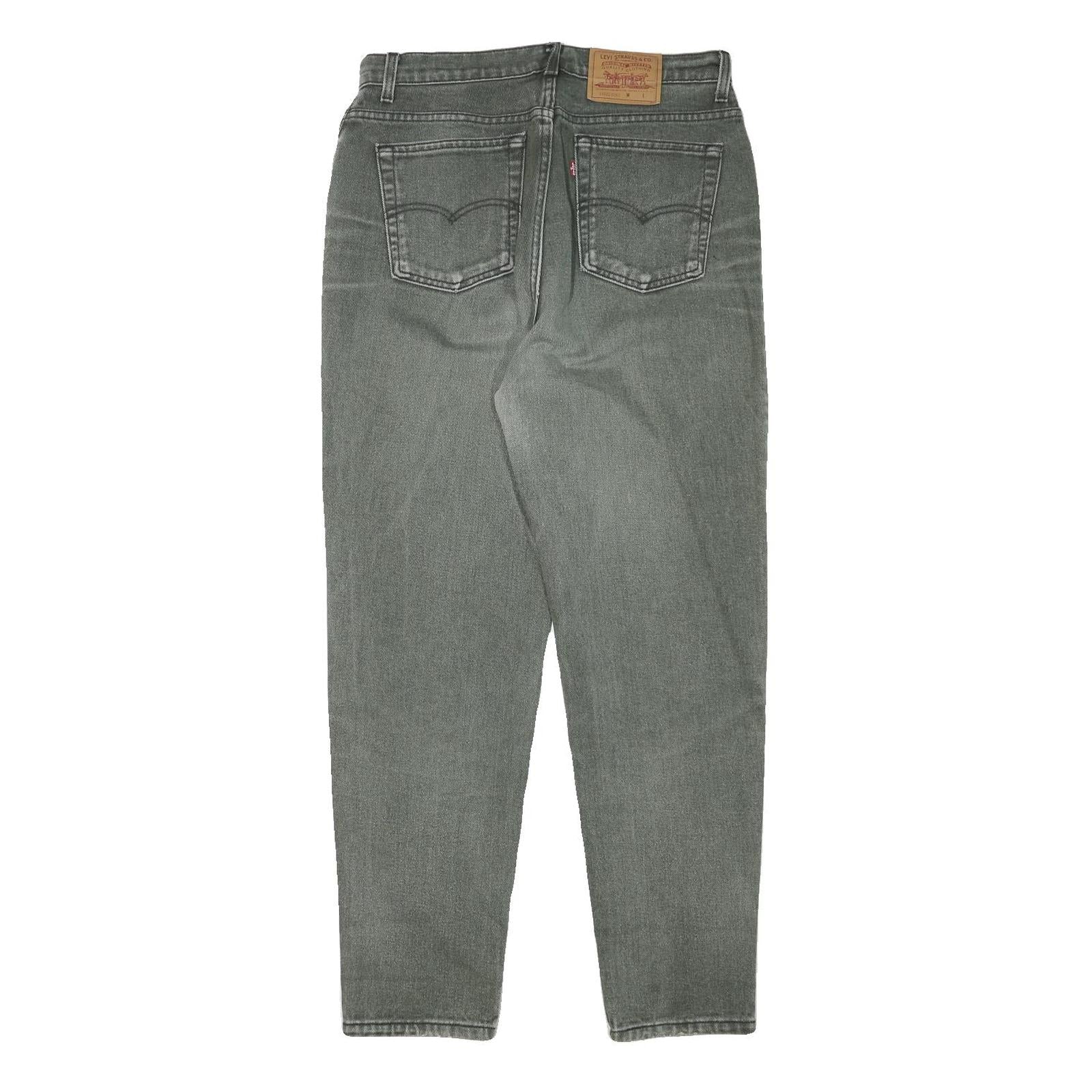 LEVI'S Mens Relaxed Grey Denim Medium Wash W31 L30 Casual Cotton Blend Zip Jeans