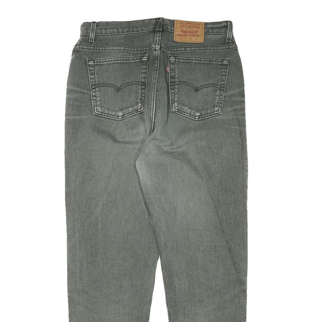 LEVI'S Mens Relaxed Grey Denim Medium Wash W31 L30 Casual Cotton Blend Zip Jeans