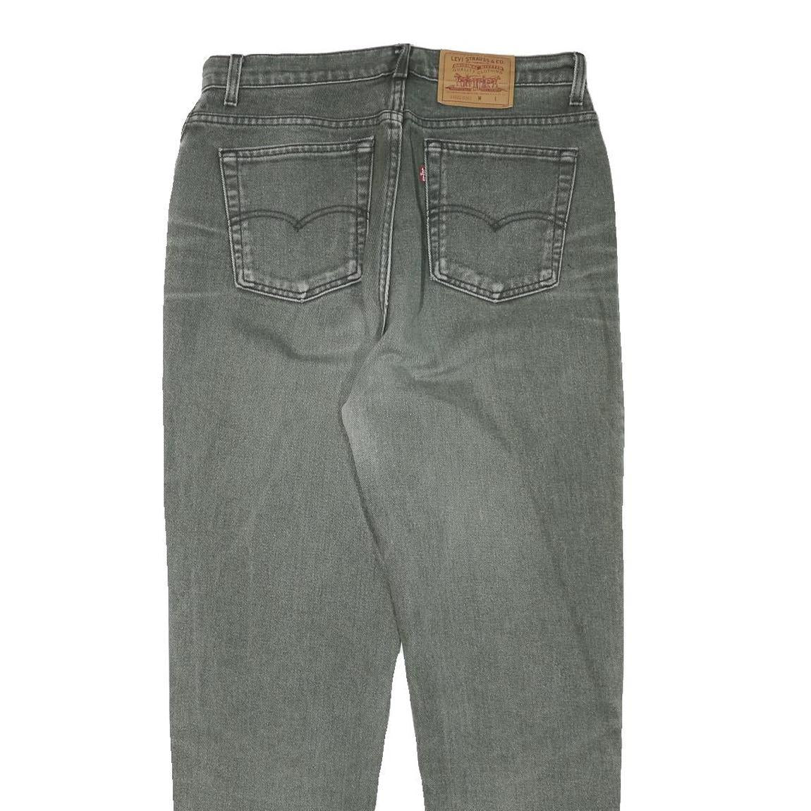 LEVI'S Mens Relaxed Grey Denim Medium Wash W31 L30 Casual Cotton Blend Zip Jeans