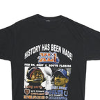 Mens Black Graphic T-Shirt L Short Sleeve Crew Neck History Has Been Made
