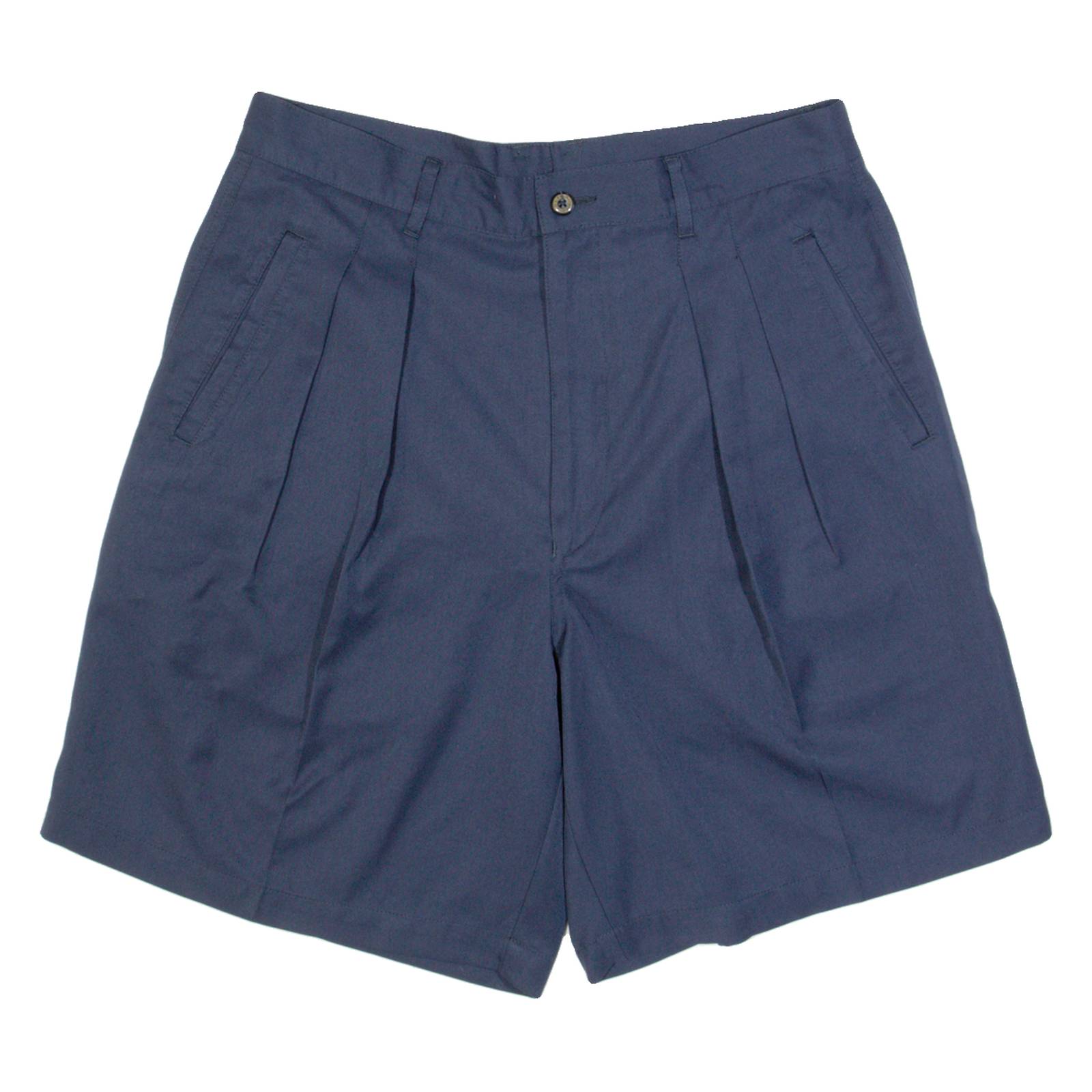 REEBOK Pleated Womens Chino Shorts Blue M W32
