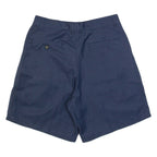 REEBOK Pleated Womens Chino Shorts Blue M W32