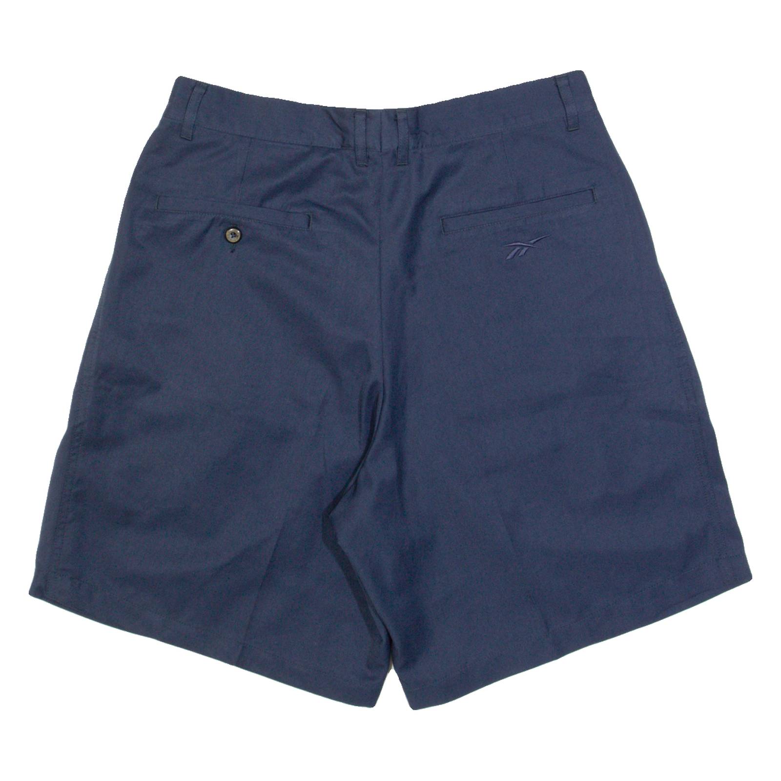 REEBOK Pleated Womens Chino Shorts Blue M W32