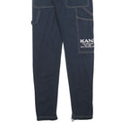 KARL KANI Womens Blue Denim Slim Skinny Cotton Blend Rinse W25 L32 Zip Pocket