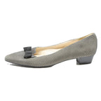 PETER KAISER Womens Low Heel Court Shoes Black & White Synthetic UK 7 Elegant