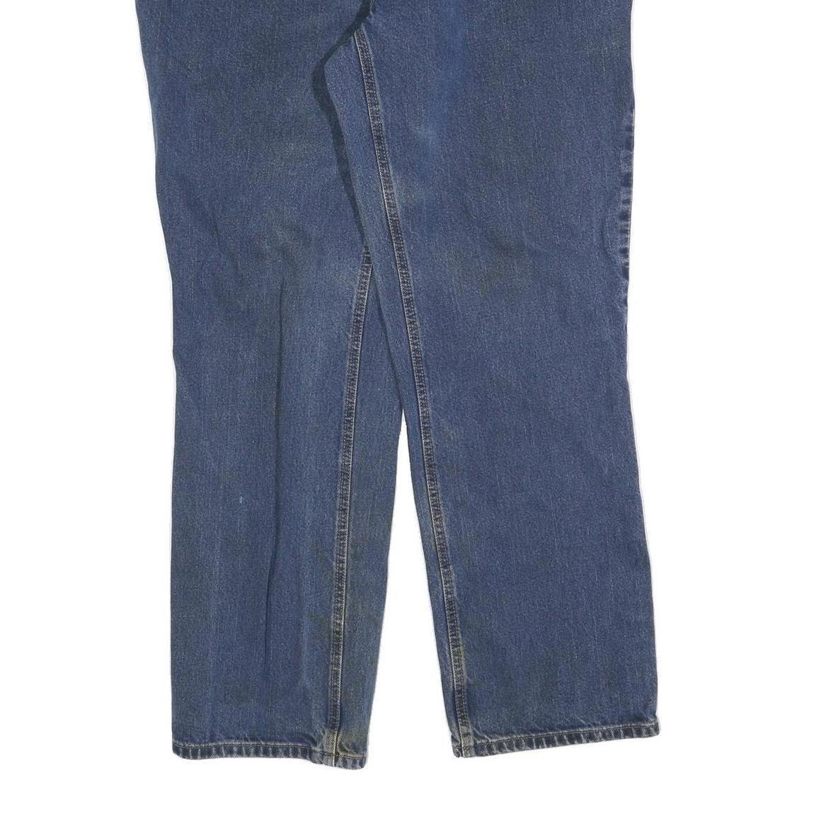 CARHARTT Mens Regular Fit Blue Denim Jeans W38 L32 Classic Cotton Blend Zip