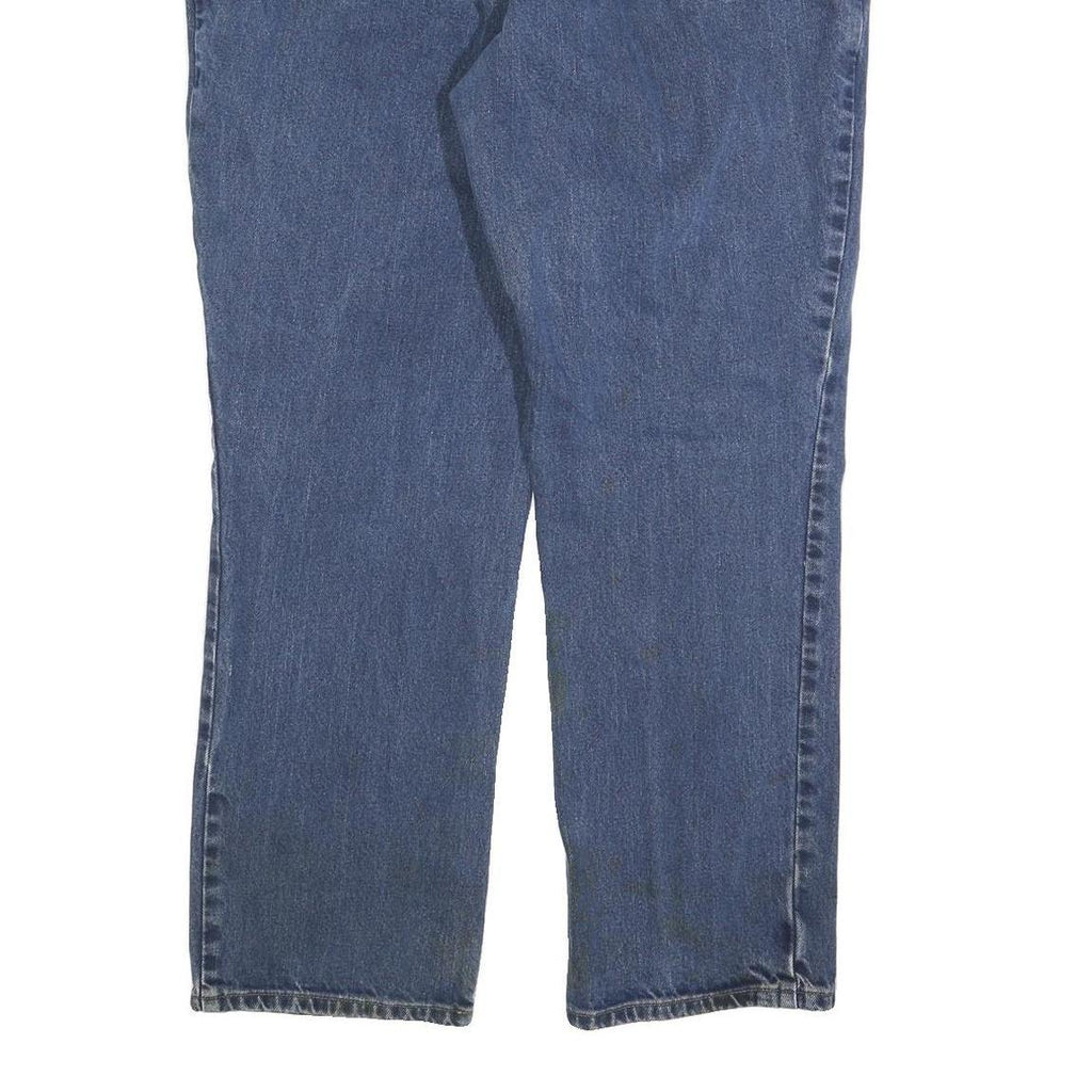 CARHARTT Mens Regular Fit Blue Denim Jeans W38 L32 Classic Cotton Blend Zip