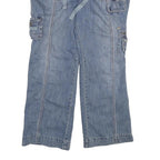 CLOCKHOUSE Womens Relaxed Blue Denim Medium Jeans W38 L32 Casual Cargo Pockets