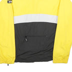ODLO Mens Yellow & Black Outdoor Jacket M Polyester Zip Reflective Sportwear
