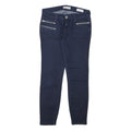 GUESS Womens Slim Blue Denim Skinny Cotton Blend Jeans W28 L25 Zipped Pockets