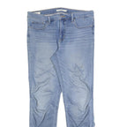 LEVI'S Womens Slim Slim Fit Blue Denim Stone Wash W32 L32 312 Jeans Zip Cotton