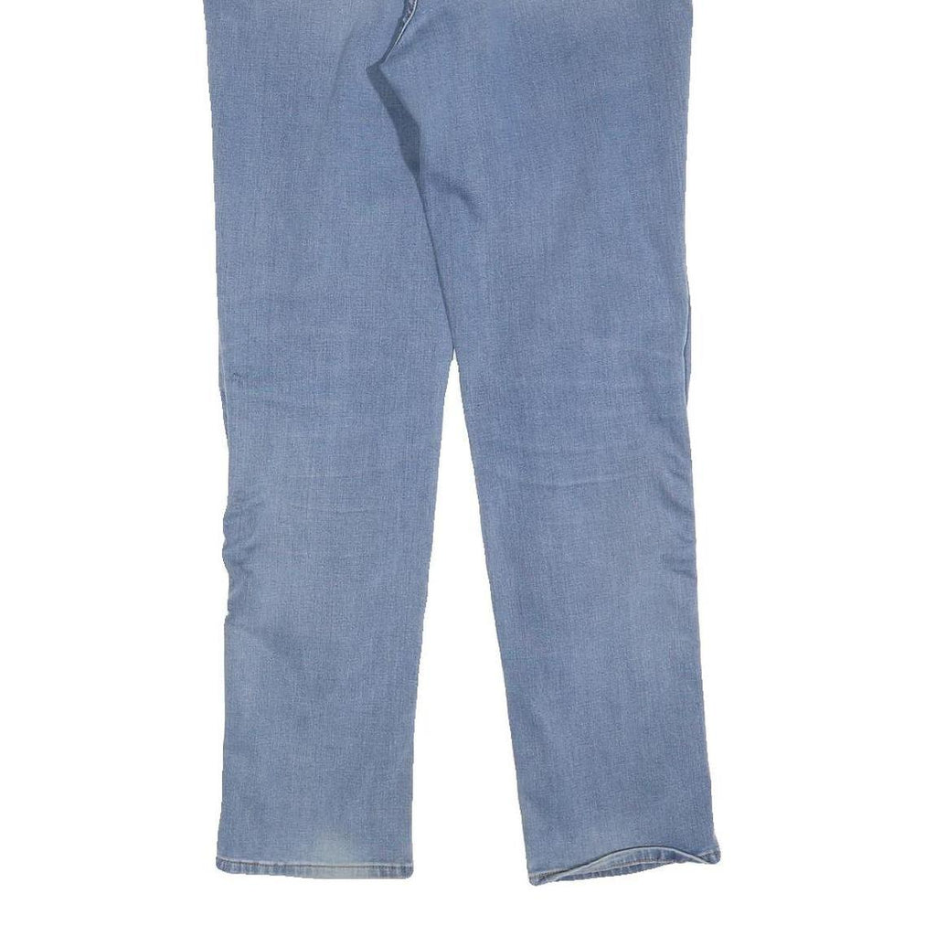 LEVI'S Womens Slim Slim Fit Blue Denim Stone Wash W32 L32 312 Jeans Zip Cotton