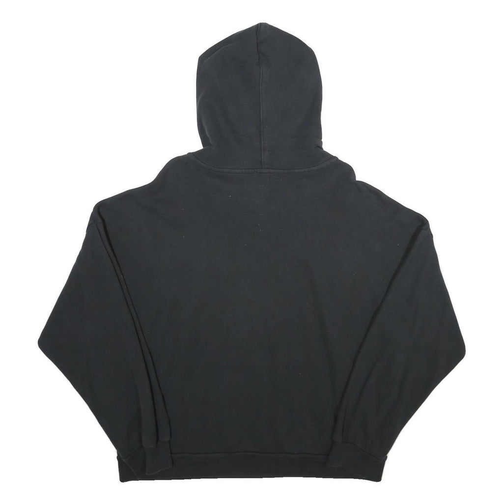 LEVI'S Womens Black Cotton Hoodie M Graphic Print Casual Pullover Sweatshirt