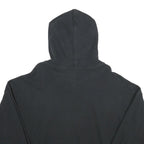 LEVI'S Womens Black Cotton Hoodie M Graphic Print Casual Pullover Sweatshirt