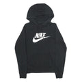 NIKE Mens Black Hoodie S Cotton Blend Pullover Casual Everyday Wear
