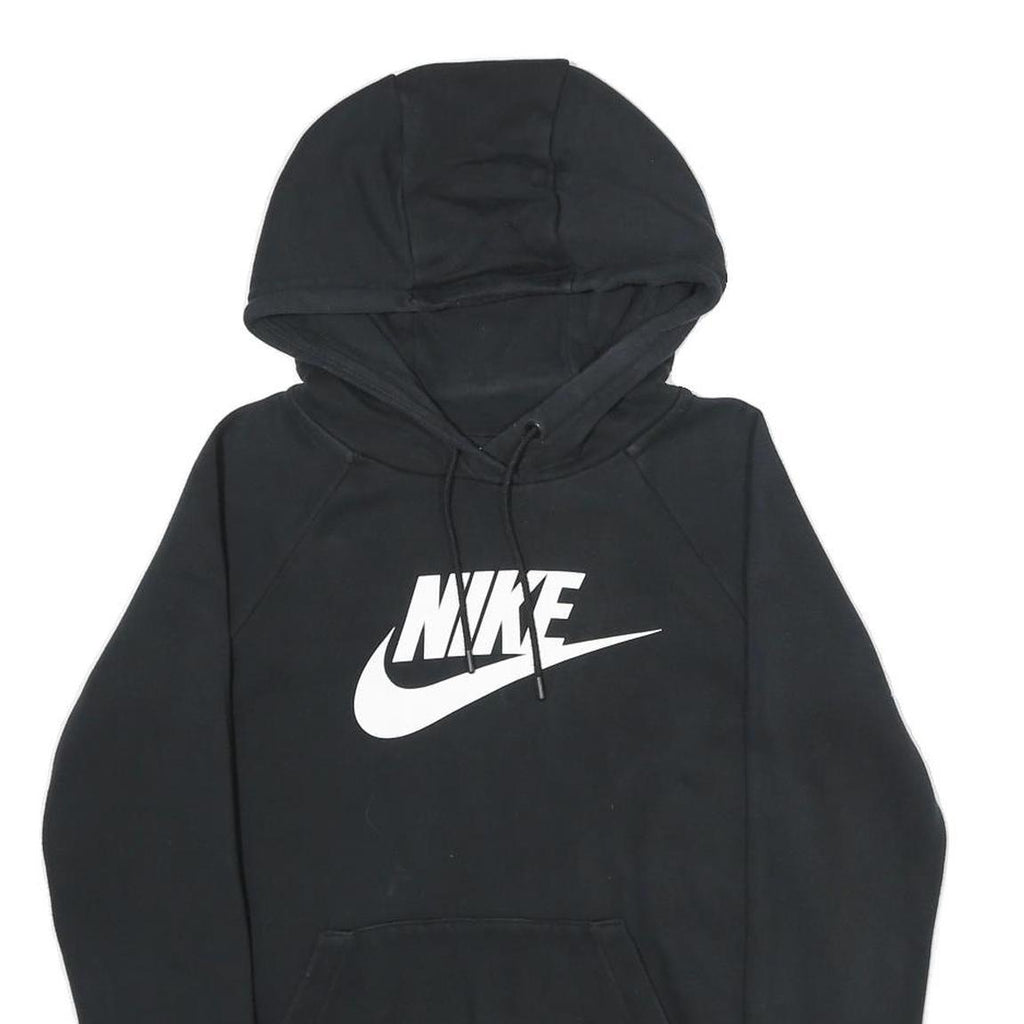 NIKE Mens Black Hoodie S Cotton Blend Pullover Casual Everyday Wear