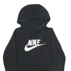 NIKE Mens Black Hoodie S Cotton Blend Pullover Casual Everyday Wear
