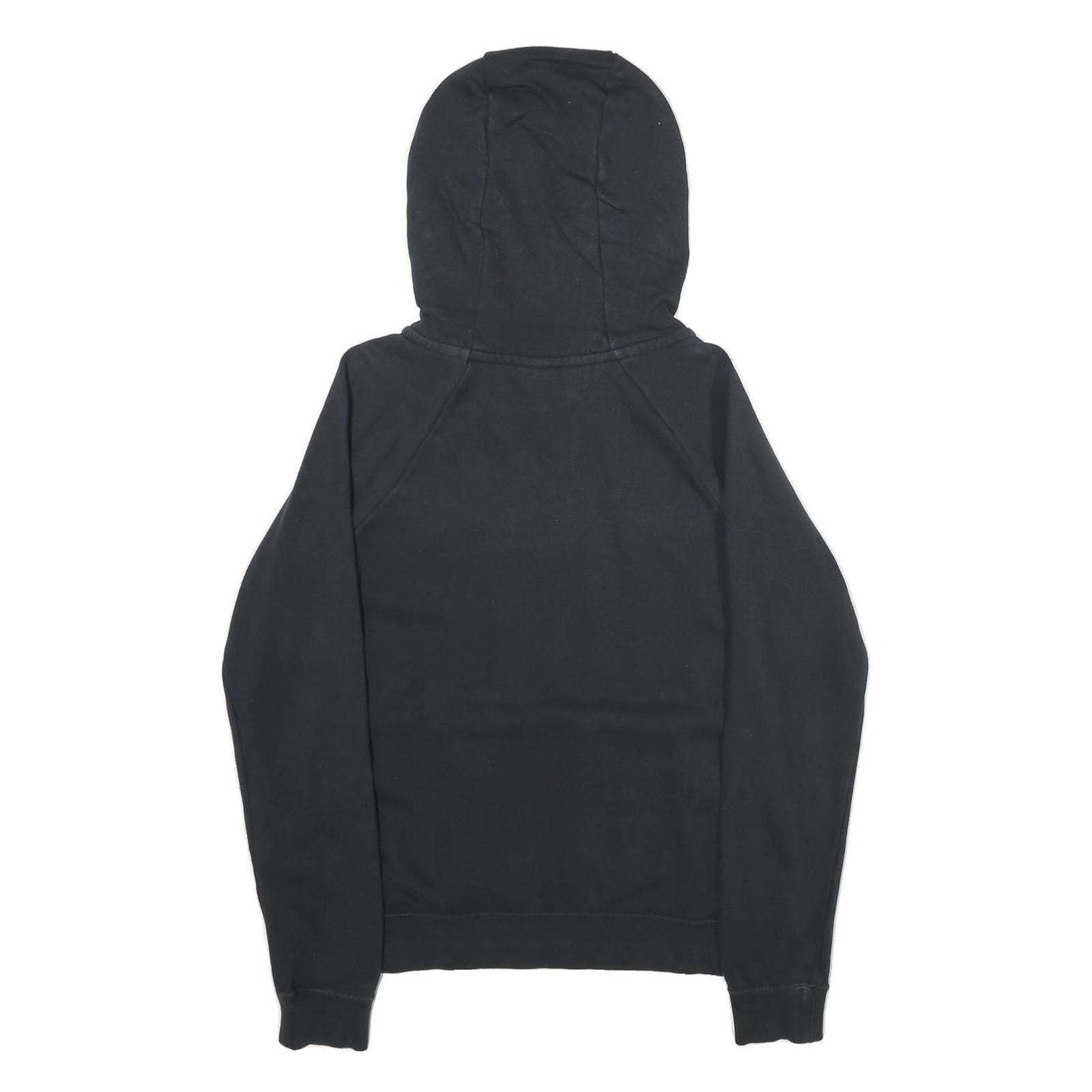 NIKE Mens Black Hoodie S Cotton Blend Pullover Casual Everyday Wear