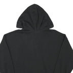 ADIDAS Womens Black & Orange Striped Pullover Hoodie UK 12 Cotton Blend Casual