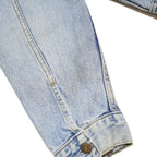 LEVI'S Mens Blue Light Wash Denim Jacket M Cotton Button Closure Plain Classic