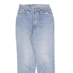 LEVI'S Womens Slim Light Blue Denim Jeans W24 L30 Classic Fit Button