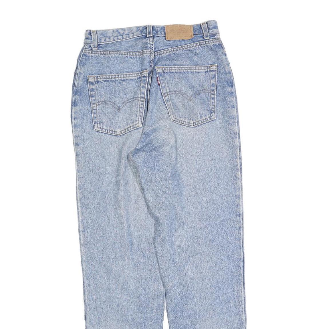 LEVI'S Womens Slim Light Blue Denim Jeans W24 L30 Classic Fit Button