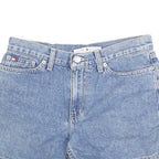 TOMMY HILFIGER Womens Shorts Blue Denim Casual S W28 Summer Everyday