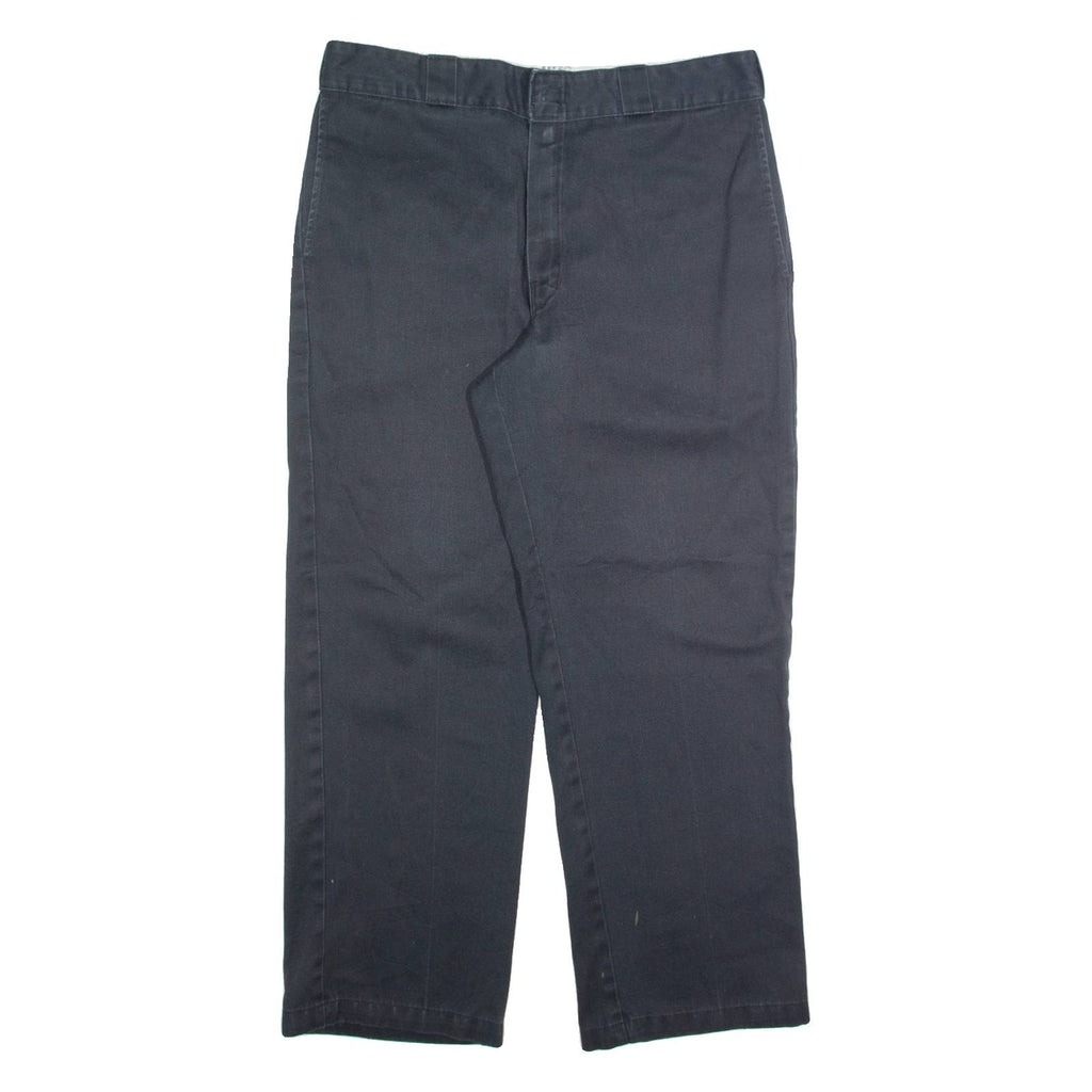 DICKIES Chino Mens Trousers Black Regular Straight W34 L27