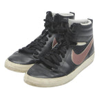 NIKE Womens Blazer Mid Leather Black Rose Gold Lace-Up Trainers UK 4.5