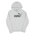PUMA Womens Grey Hoodie UK 8 Cotton Pullover Sweatshirt Casual Wear