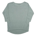 ONLY Womens Blue Plain Pullover Crew Neck Basic Knit Jumper S Casual Lightweight