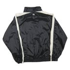 WILSON Mens Black & Cream Zip Jacket XL Polyester Blend Colourblock Lightweight