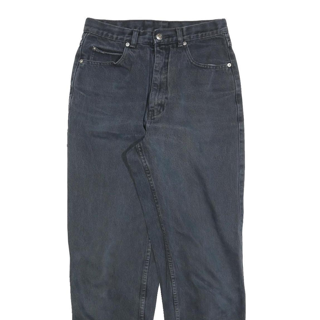 TEDDY'S Womens Regular Fit Straight Denim Medium Wash W27 L28 Cotton Blend Zip