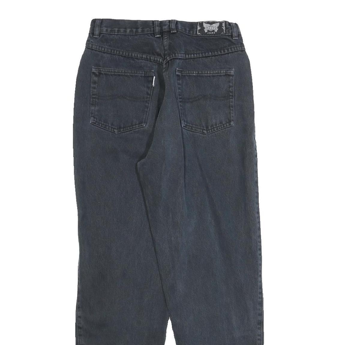 TEDDY'S Womens Regular Fit Straight Denim Medium Wash W27 L28 Cotton Blend Zip