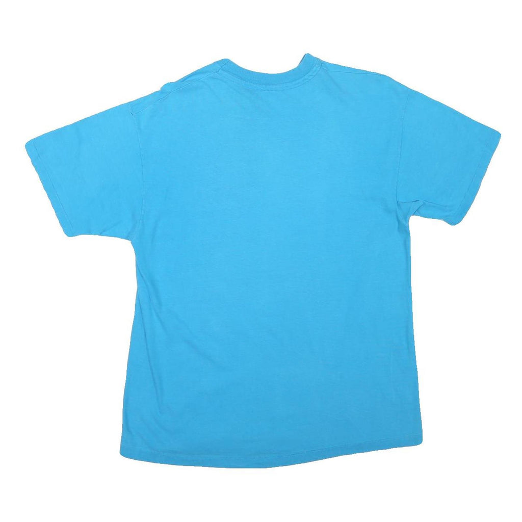 Mens Blue Hobee's California Restaurants Graphic T-Shirt M Crew Neck Short