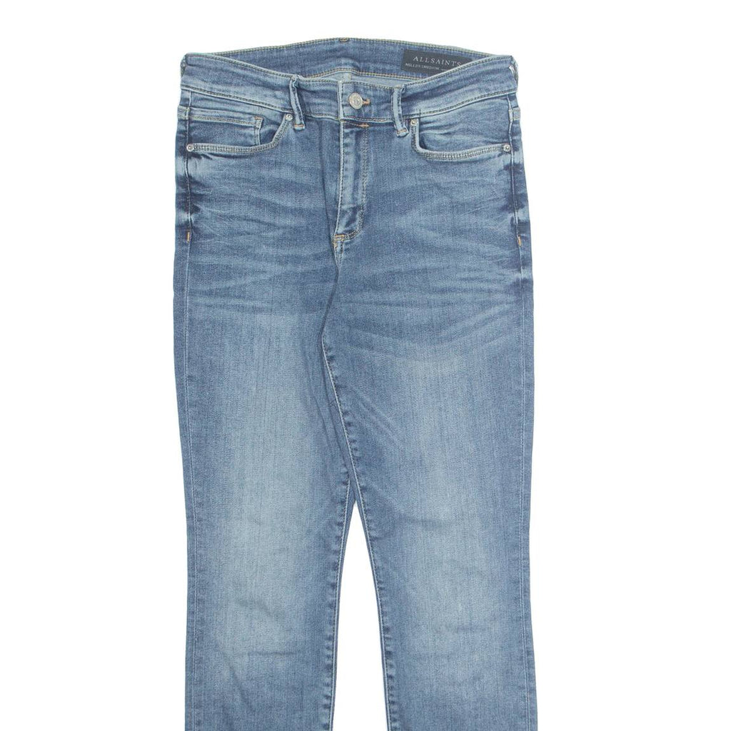 ALL SAINTS Mens Jeans Blue Regular Tapered Stone Wash W28 L29